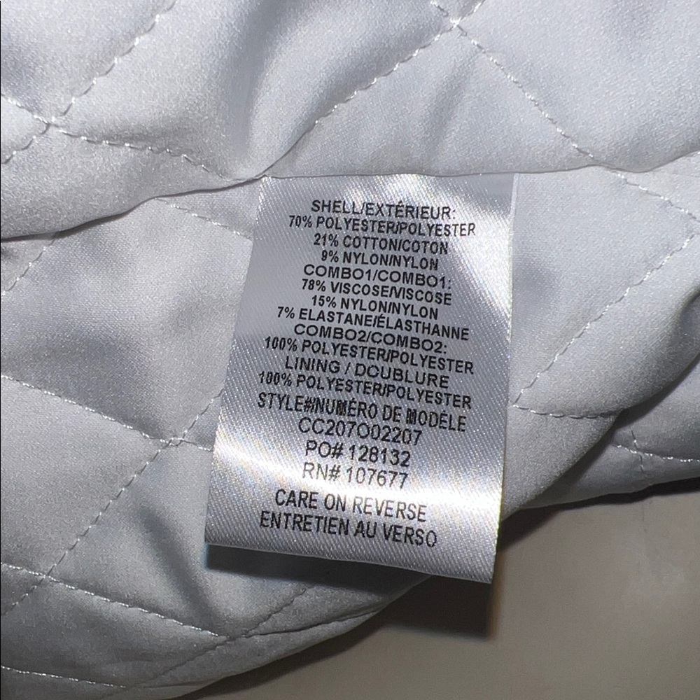 ALICE + OLIVIA Keri Varsity Bouclé-Tweed Bomber Jacket. Size Large. - Picture 11 of 12